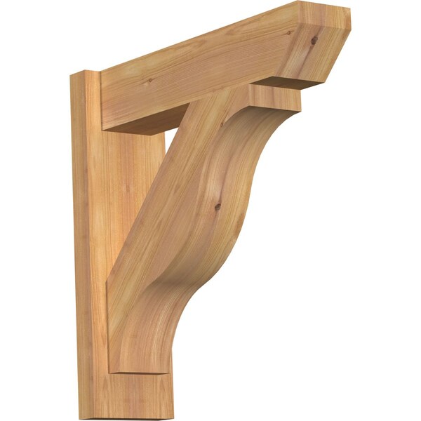 Ekena Millwork Funston Slat Smooth Outlooker, Western Red Cedar, 5 1/2"W x 20"D x 20"H OUT06X20X20FST06SWR - main